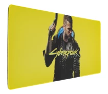 Купить - коврик для мышки  Игровая поверхность U&P Cyberpunk Series R710 Yellow (CR710Y)