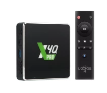 Купить - приставку Smart TV  Смарт ТВ приставка Ugoos X4Q Pro 4/32 Гб с аэропультом Smart TV Box Android 11 + YouTV Пакет "Максимальный" на 12 месяцев для пяти устройств (550-1-y)