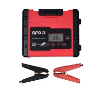 Купить - зарядное устройство для автомобильных аккумуляторов   Зарядное устройство сетевое с LCD дисплеем 230В YATO YT-83003 для аккумуляторов 12V-2/8/15А, макс. 240Aч (Черно-оранжевый)