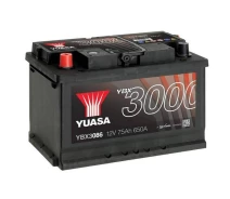 Купить - автомобильный аккумулятор  Автомобильный аккумулятор Yuasa 75 Ah/12V SMF Battery (1) (YBX3086)