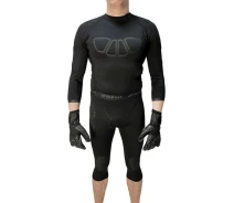 Купить - мужское термобелье  Компрессионный комбинезон для вратаря Uhlsport BIONIKFRAME 3/4 BODYSUIT BLACK EDITION черный 1005653 02 Размер S