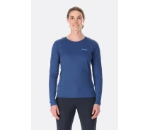 Купить - женское термобелье  Лонгслив женский Rab Force LS Tee Womens 10 Синий (5059913003375)