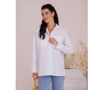 Купить - женскую рубашку  Рубашки ISSA PLUS 13482 3XL белый