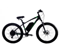 Купить - электровелосипеды  Электровелосипед Wendat MTB 3 27,5" 48V 19AH 750W / РАМА 19 гидравлические тормоза черно-зеленый (Wendat)