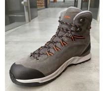 Купить - обувь для охоты и рыбалки  Ботинки трекинговые Lowa Explorer Gtx Mid 42.5 г, Grey/ flame (серый/ оранжевый), легкие кроссовки трекиновые (241261)