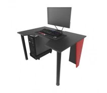 Купить - стол ПК  Игровой стол ZEUS™ GAMER-1 красный/черный. 