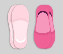 Купить -  Комплект красочных следов от SOX (2 пары: розовые + фуксия) (p27-0365-36-40)