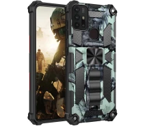 Купить - чехол для смартфона  Чехол Military Shield для Motorola Moto G30 бампер противоударный с подставкой Turquoise