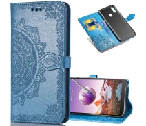 Купить - чехол для смартфона  Чехол Vintage для Honor 8A книжка кожа PU с визитницей голубой