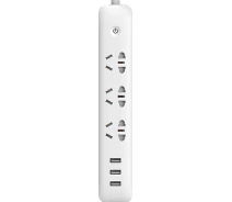 Купить - сетевой фильтр  Сетевой фильтр Xiaomi КingMi Power Strip with WiFi (3 розетки, 3 USB) White (QMCXB01ZN)