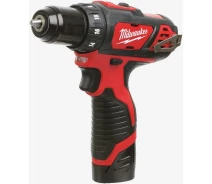 Купить - шуруповерт  Дрель-шуруповерт аккумуляторный MILWAUKEE, M12 BDD-202C, 30Нм (+ зар.пристр, 2 акум.Х 2Ач, кейс) (комплект)
