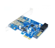 Купить - контроллер для компьютера  PCI-E Контроллер B00559 USB3.0 2ext 19pin SATA NEC RTL