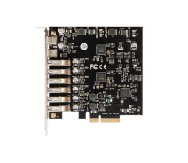 Купить - контроллер для компьютера  Плата расширения Frime PCI-E to USB3.2 Gen2 TYPE-A+C (6+2 порта) ASM3142+VL822 (ECF-PCIEtoUSB013)