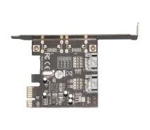 Купить - контроллер для компьютера  Контроллер Frime ASM1061 (ECF-PCIEto2SATAIII.LP) PCI-E-2xSATA III