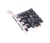 Купить - контроллер для компьютера  Контроллер Voltronic (YT=C-PCI-Е=>4*USB3.0/11638) PCI-Е - USB 3.0, 4 порта, 5Gbps, BOX Sava Family