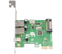 Купить - контроллер для компьютера  Контроллер Frime NEC720202 (ECF-PCIEtoUSB007.LP) PCI-E-2xUSB3.0+USB3.0 Type-C