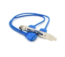 Купить - контроллер для компьютера  Плата расширения Voltronic (00323) USB 3.0, на заднюю панель 2port, OEM Sava Family