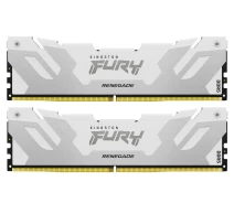 Купить - оперативную память  Модуль памяти Kingston DDR5 32GB (2x16) FURY 6400MHz Renegade Silver/White XMP (KF564C32RWK2-32)