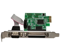 Купить - контроллер для компьютера  Контроллер PCI-Е - RS232(9Pin)+LPT(25Pin), TX382A