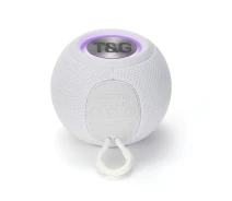 Купить - портативную колонку  Беспроводная мощная колонка TG-337 с Bluetooth, RGB-подсветкой и радио Белый ( код: TG-337O )