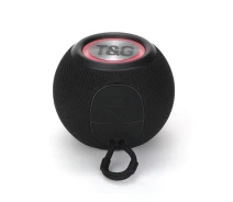 Купить - портативную колонку  Беспроводная мощная колонка TG-337 с Bluetooth, RGB-подсветкой и радио Черный ( код: TG-337B )