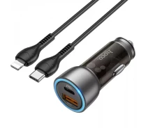 Купить - зарядное устройство для телефона и планшета  АЗУ Hoco NZ8 PD43W + QC3.0 + Type-C to Lightning