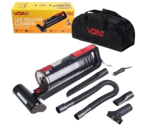 Купить - автопылесос  Пылесос "VOIN" V-80CL 100W/АКБ-3х2000mAh/Turbo щетка/Led фонарь/влажная и сухая чистка/сумка (V-80CL)