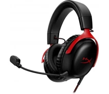 Купить - наушники  Наушники гарнитура накладные проводные HyperX Cloud III Black/Red (727A9AA)