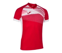 Купить - мужскую футболку  Футболка Joma SUPERNOVA II красно-белая 101604.602 Размер L (101604.602_L)
