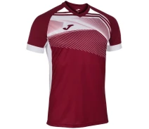 Купить - мужскую футболку  Футболка Joma SUPERNOVA II бордово-белая 101604.672 Размер 14 лет / XS