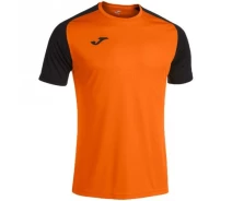 Купить - мужскую футболку  Футболка Joma ACADEMY IV оранжево-черная 101968.881 Размер 2XL-3XL (101968.881_2XL-3XL)