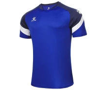 Купить - мужскую футболку  Футболка Kelme WARRIOR синяя 8151ZB1007.9481 Размер L (8151ZB1007.9481_L)