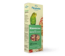 Купить - лакомство для птицы  Природа колосок для волнистых попугаев - корм и лакомство овощной 140 г Природа BGL-PR-048