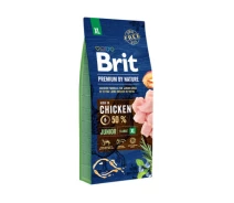 Купить - зоотовар для собак  Сухой корм для собак Brit Premium Dog Junior XL 15 кг (8595602526505)