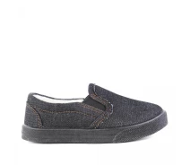 Купить - детский слипон  Слипоны детские BOSTON черные, OLDCOM Олдком