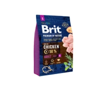 Купить - зоотовар для собак  Сухой корм для собак Brit Premium Dog Adult S 3 кг (8595602526291)