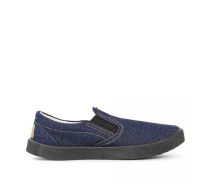 Купить - детский слипон  Слипоны детские BOSTON синие на черной подошве, OLDCOM Олдком