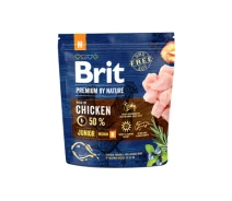 Купить - зоотовар для собак  Сухой корм для собак Brit Premium Dog Junior M 1 кг (8595602526314)