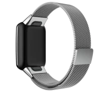 Купить - аксессуар к смарт-чсасам  Ремешок Deexe Milanese Stainless Steel для Xiaomi Mi Band 7 Pro - Silver