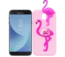 Купить - чехол для смартфона  Чехол Cartoon Silicone Case для Samsung J330 Flamingo