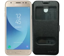 Купить - чехол для смартфона  Чехол книжка U-Like Simple для Samsung J330 (2017) Чёрный