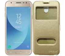 Купить - чехол для смартфона  Чехол книжка U-Like Simple для Samsung J330 (2017) Gold