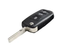 Купить - ключ зажигания  Ключ зажигания чип ID48 5K0837202AD 3 кнопки для Volkswagen Seat Skoda black