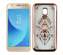 Купить - чехол для смартфона  Силиконовый чехол Beckberg Breathe seria для Samsung J330 (J3-2017) Орнамент