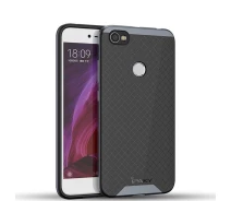 Купить - чехол для смартфона  Накладка iPaky Carbon TPU + Bumper для Xiaomi Redmi Note 5a Prime Grey