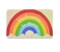 Купить - ковер и коврик  Коврик придверный Stenson JY00986-M "Rainbow" 40*60см
