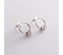 Купить - серебряную серьгу  Серьги из серебра (1727481)