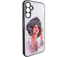 Купить - чехол для смартфона  TPU+PC чехол Prisma Ladies для Samsung Galaxy A04s Girl in a hat (58231)