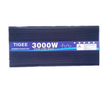 Купить -  Инвертор напряжения Tigee Power Inverter 022 c 12V на 220V 3000W чистая синусоида Black, 1 розетка, экран (11107)