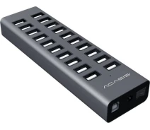 Купить - кардридер  USB hub Acasis H037 на 20 USB портов (Серый)